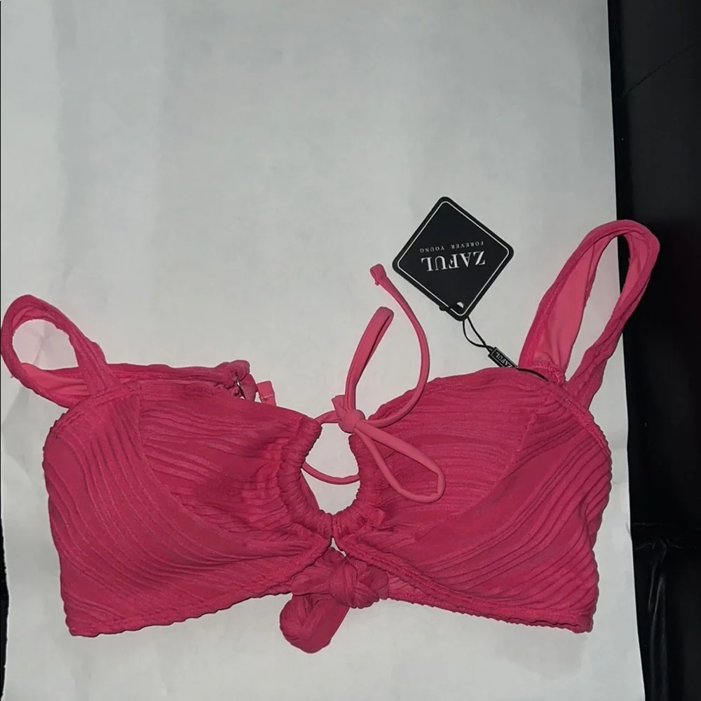 ,Pink Bikini Top -  ZAFUL.  Size L.  New with tag.